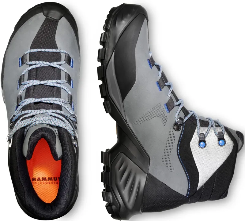 Mammut Womens Trovat Tour High GTX Boots - Titanium-Gentian-3