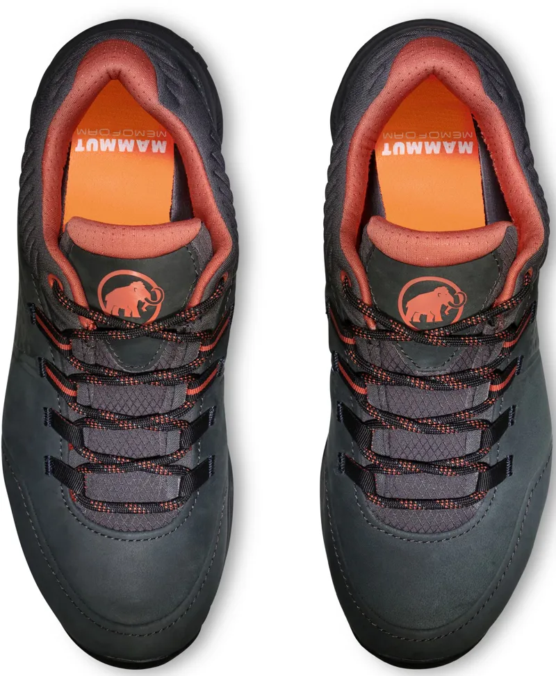 Mammut Womens Nova IV Low GTX Shoes - Black-Apricot Brandy-2