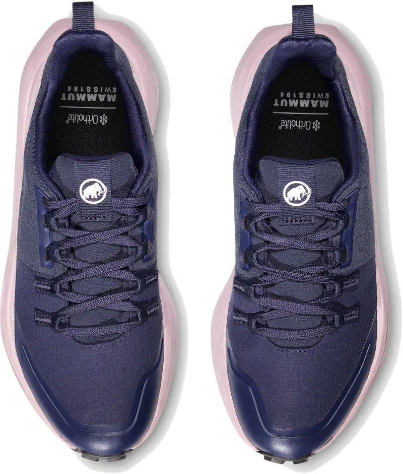 Mammut Womens Aenergy Hike Low GTX Shoes - Marine-Dark Alpine Calamint-2