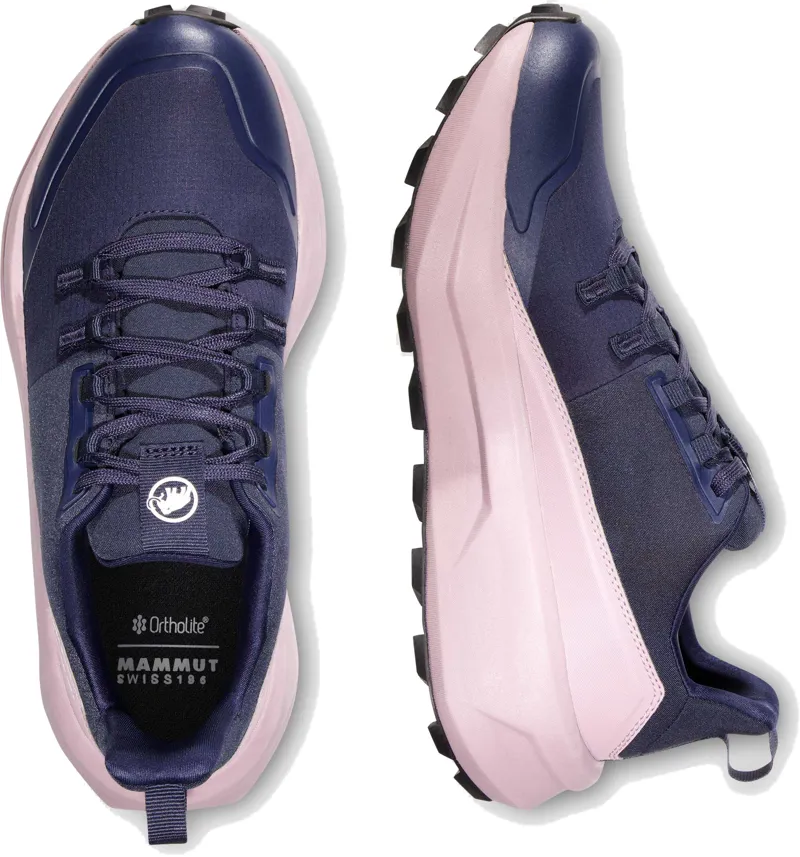 Mammut Womens Aenergy Hike Low GTX Shoes - Marine-Dark Alpine Calamint-3