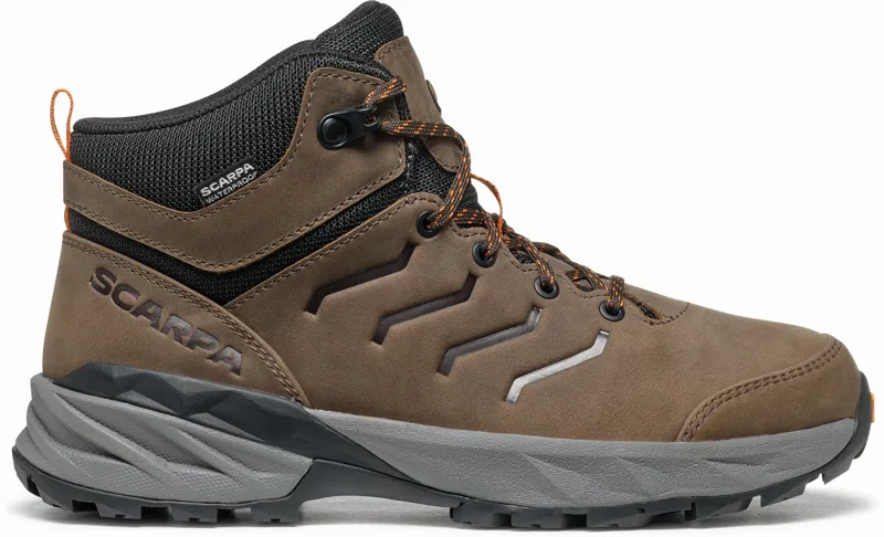 Scarpa Youth RS Pro WP-Y Shoe - Anthracite-Rust Orange-1