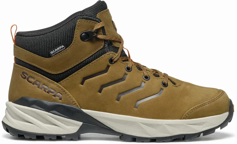 Scarpa Youth RS Pro WP-Y Shoe - Sage-Rust Orange-1