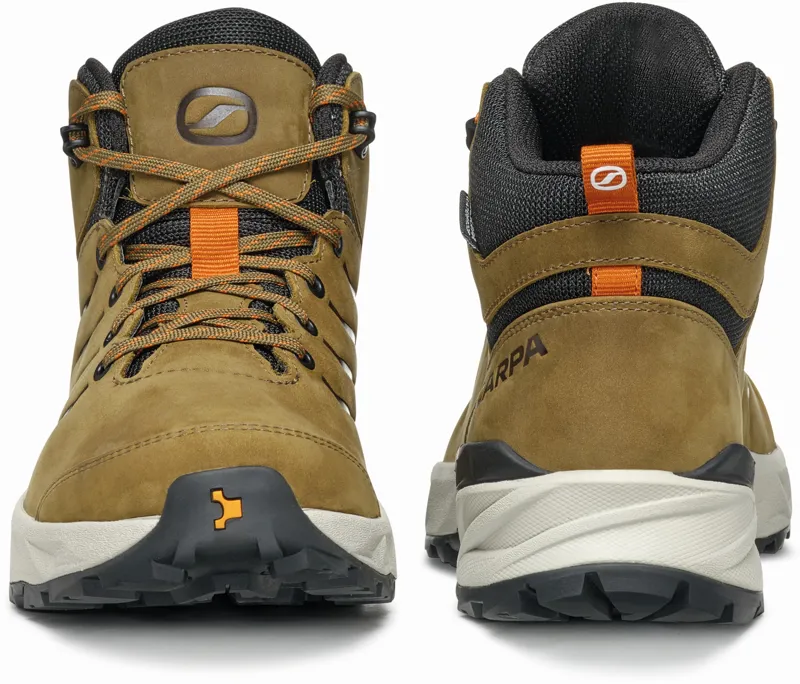 Scarpa Youth RS Pro WP-Y Shoe - Sage-Rust Orange-3