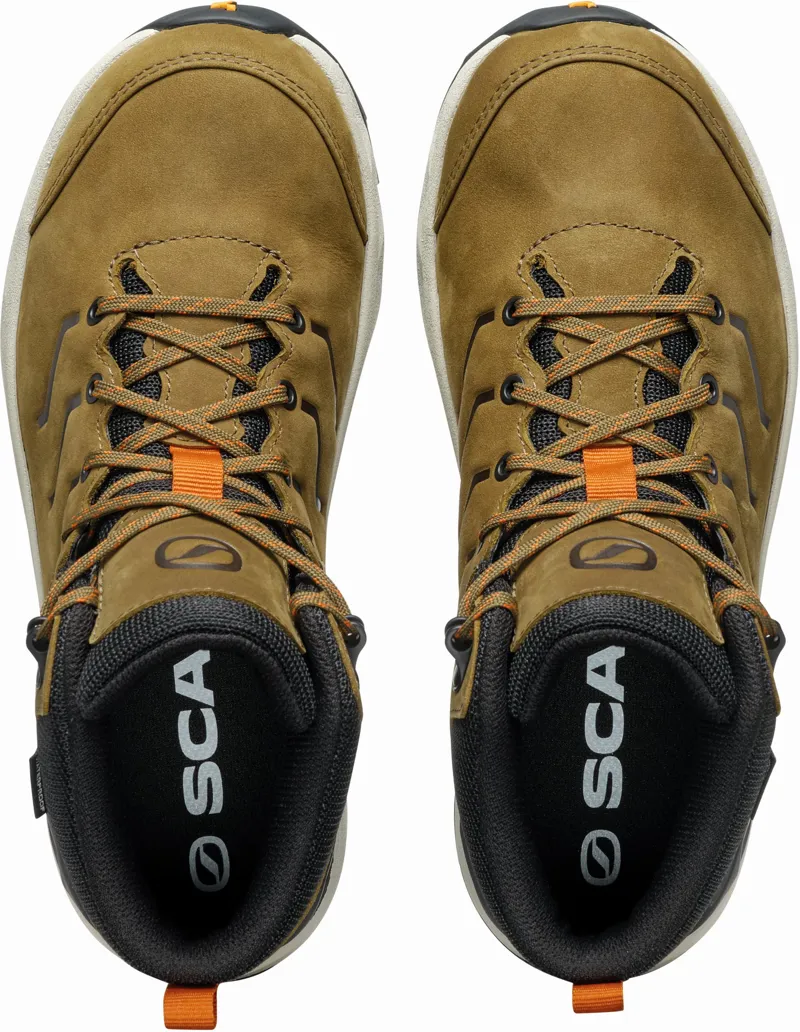 Scarpa Youth RS Pro WP-Y Shoe - Sage-Rust Orange-4