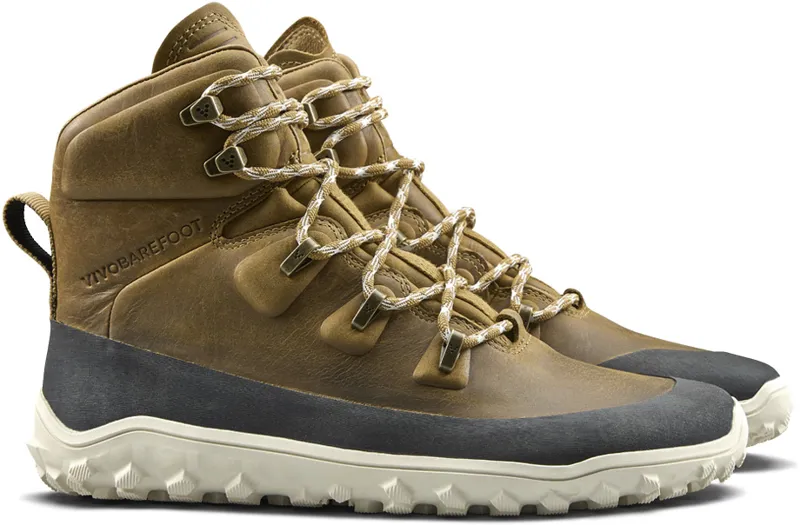 Vivobarefoot Mens Tracker Leather AT Boots - Tan-2