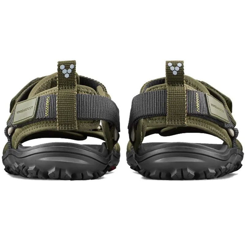 Vivobarefoot Mens Tracker Ora Sandals - Dark Olive-3