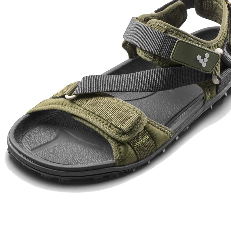 Vivobarefoot Mens Tracker Ora Sandals - Dark Olive-8