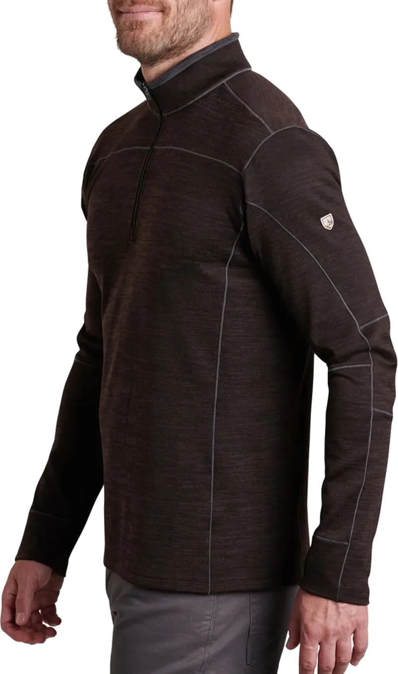 Kuhl Mens Ryzer Sweater - Black Coffee-1