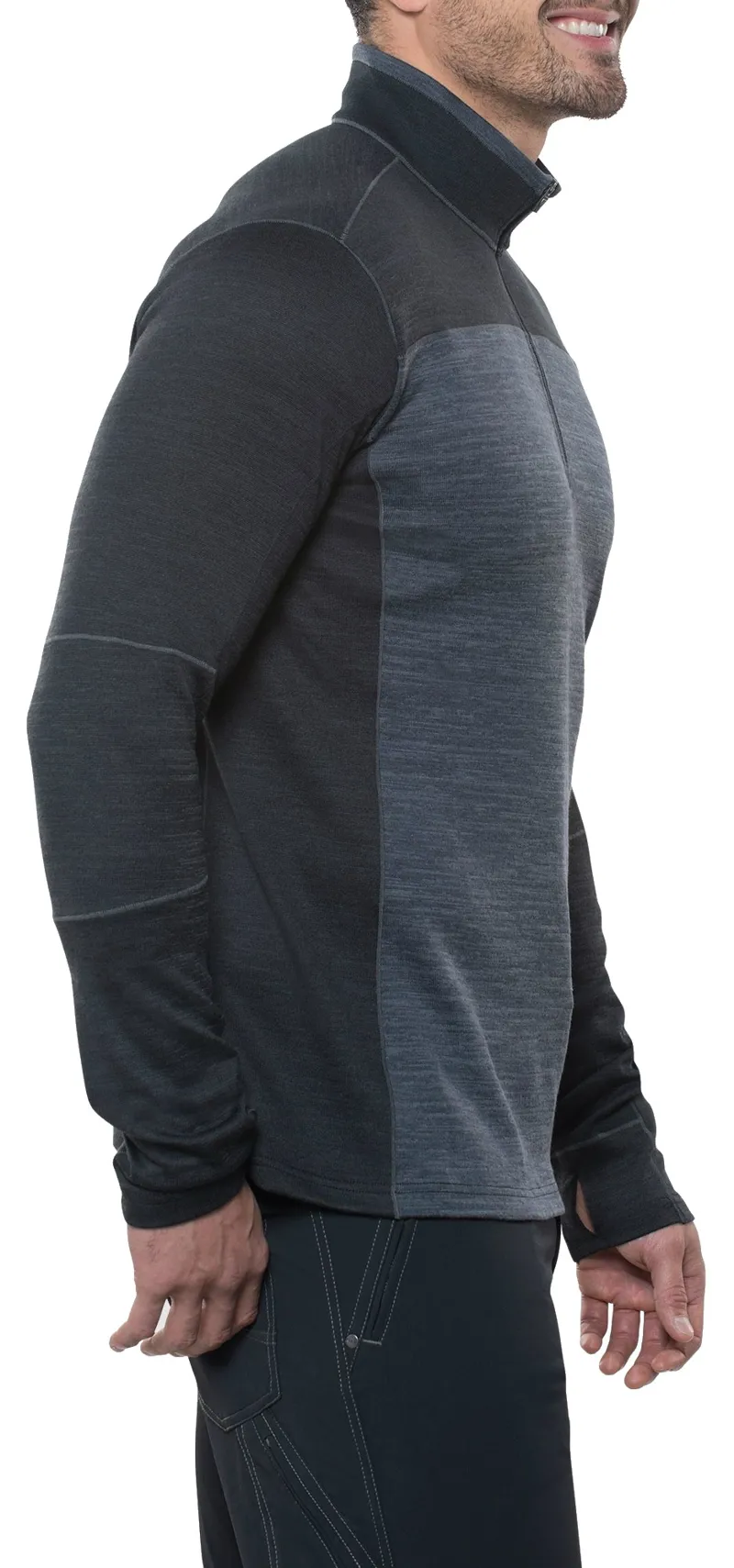 Kuhl Mens Ryzer Sweater - Black-Koal-1