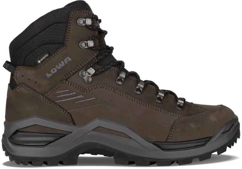 Lowa Mens Renegade Evo GTX Mid Boots - Dark Brown-Black