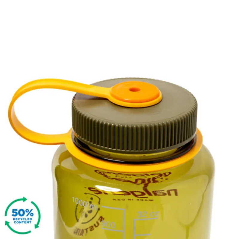 Nalgene Tritan Sustain Wide Mouth Bottle - 1L - Olive-2