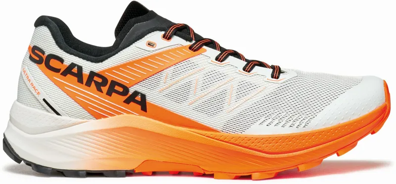 Scarpa Womens Spin Ultra 2 Running Shoe - Ice-Orange Fluo-1