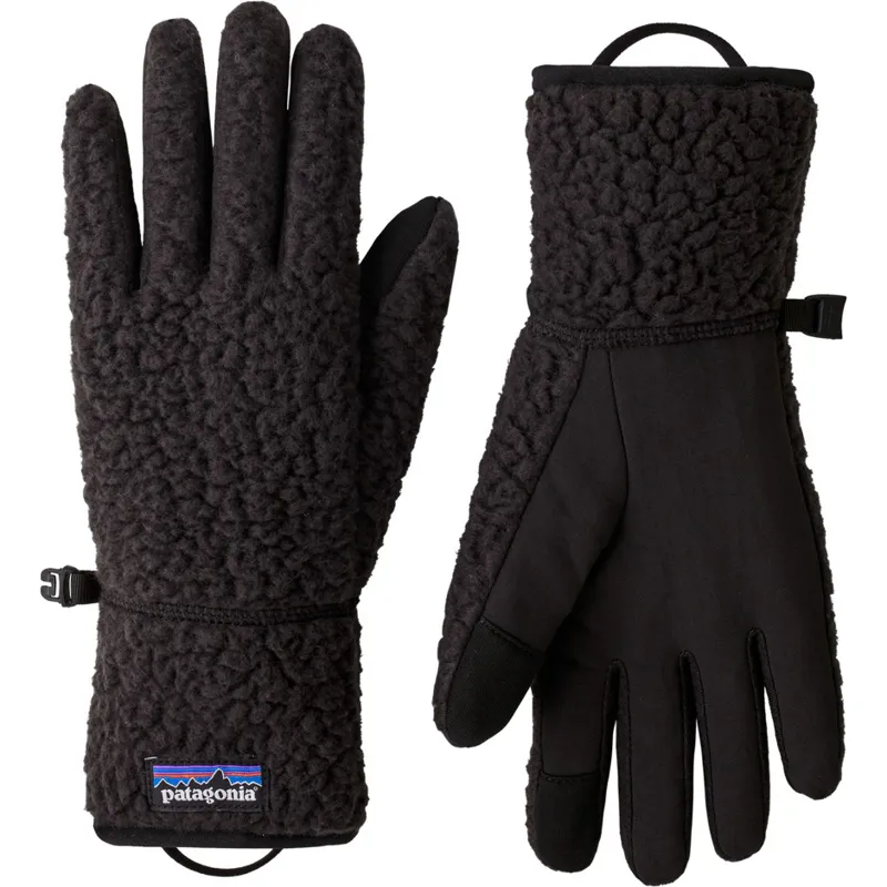 Patagonia Retro Pile Gloves - Black