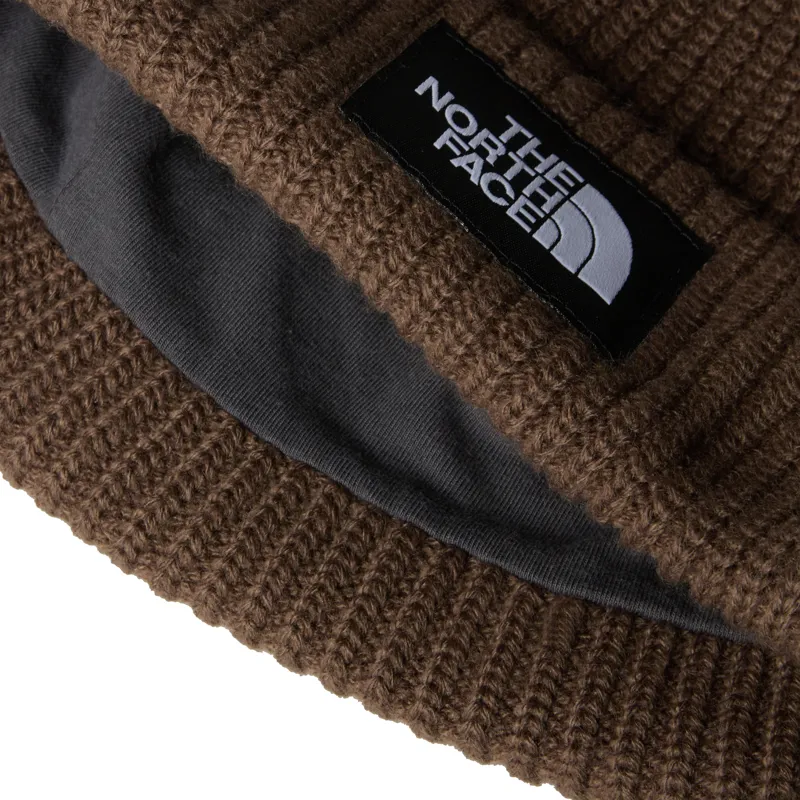 The North Face Salty Lined Beanie - Smokey Brown-2