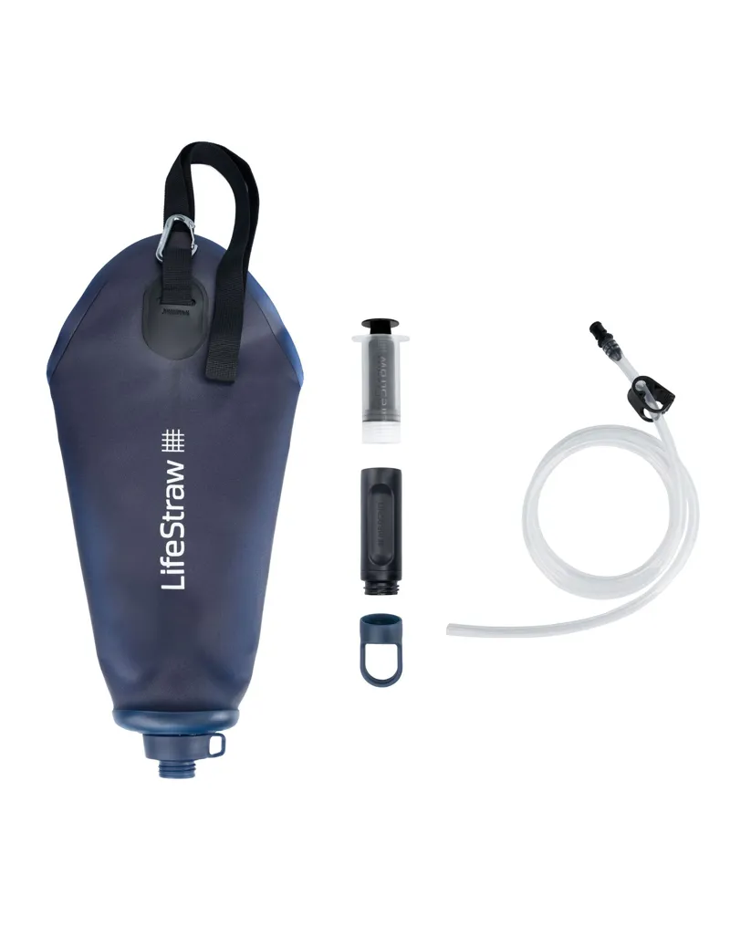 LifeStraw Peak Series Compact Gravity Water Filter System 3L - Dark Mountain Gray-4