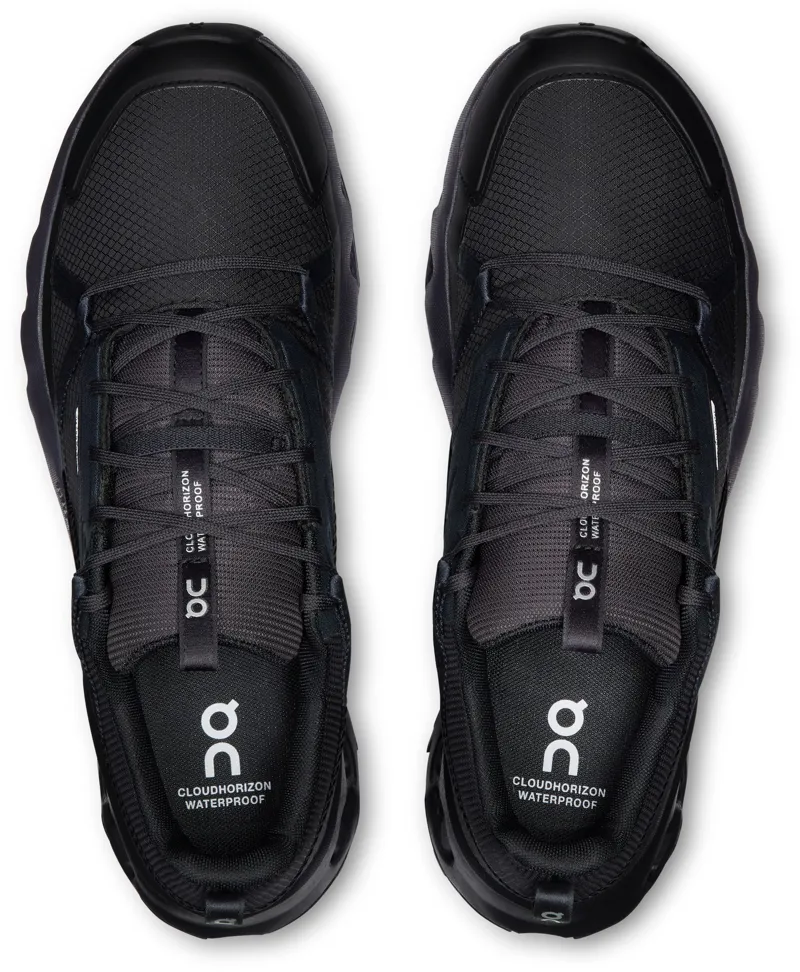 ON Mens Cloudhorizon Waterproof Shoes - Black-Black-5
