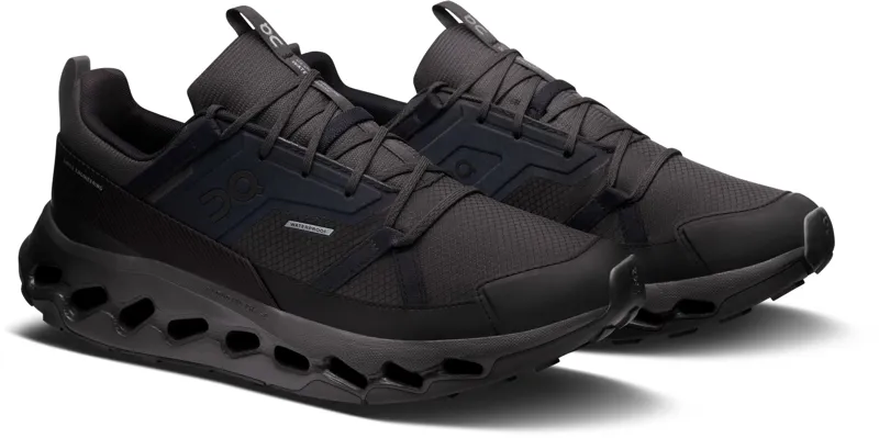 ON Mens Cloudhorizon Waterproof Shoes - Black-Black-3