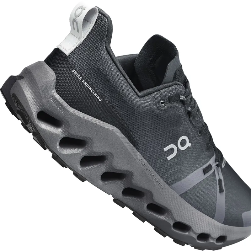 ON Mens Cloudsurfer Trail Waterproof Shoes - Black-Eclipse-3