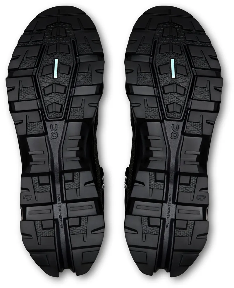 ON Mens Cloudrock Trek Waterproof Shoes - Black-Black-6