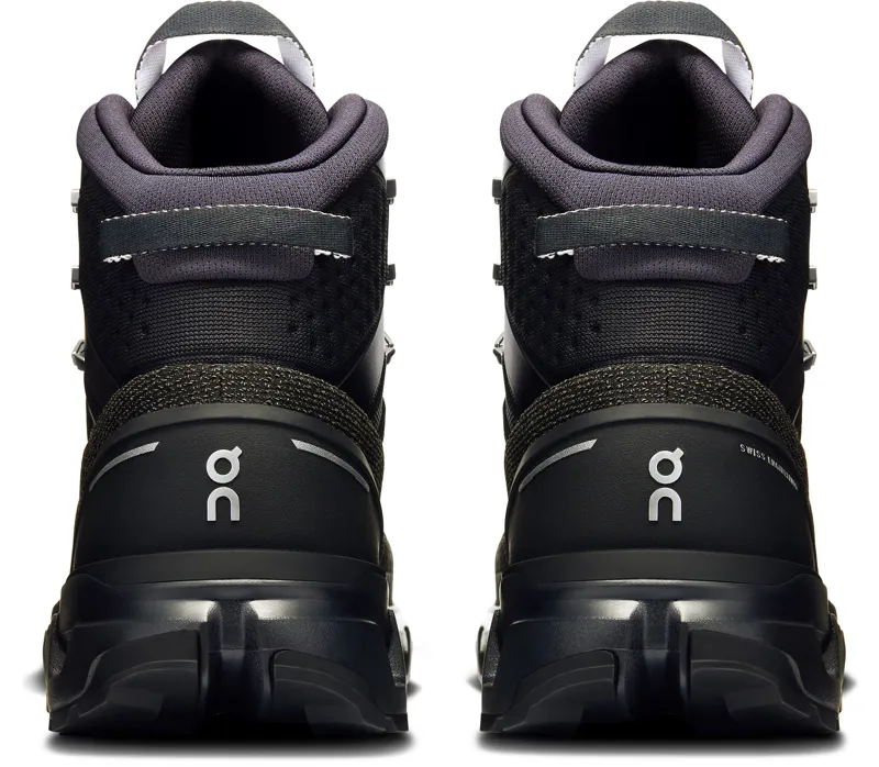 ON Mens Cloudrock Trek Waterproof Shoes - Black-Black-4