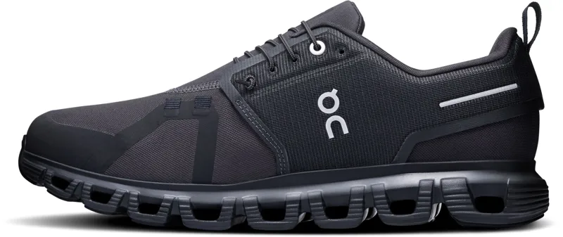 ON Mens Cloud 6 Waterproof Shoes - Black-Black-1