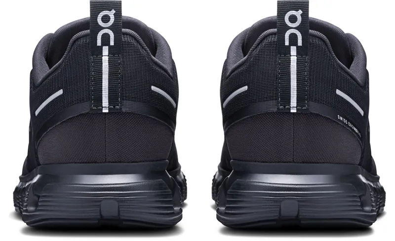 ON Mens Cloud 6 Waterproof Shoes - Black-Black-3