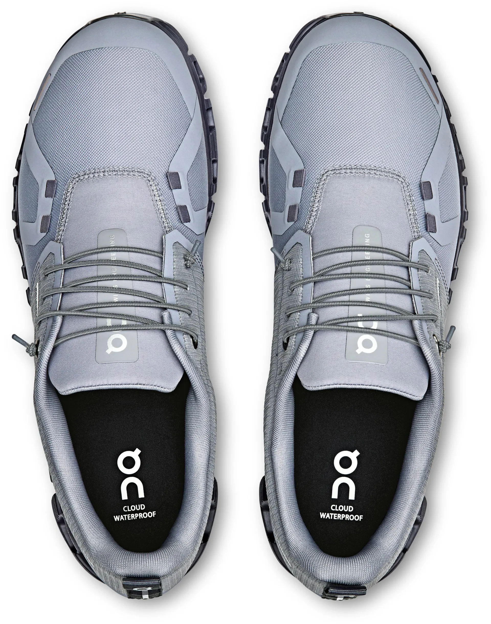 ON Mens Cloud Waterproof Shoes Alloy-Wolf