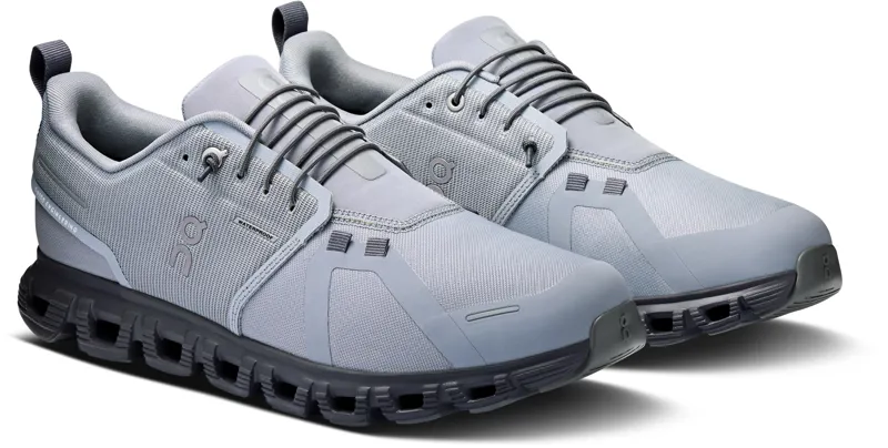 ON Mens Cloud 6 Waterproof Shoes - Alloy-Wolf-3