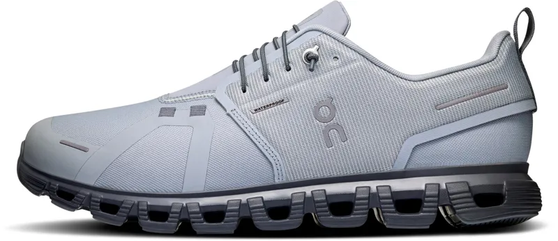 ON Mens Cloud 6 Waterproof Shoes - Alloy-Wolf-2