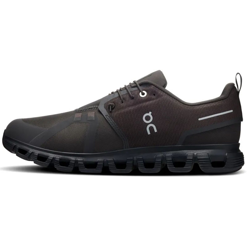 ON Mens Cloud 6 Waterproof Shoes - Espresso-Black-1