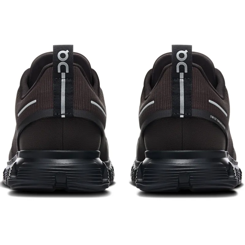 ON Mens Cloud 6 Waterproof Shoes - Espresso-Black-3