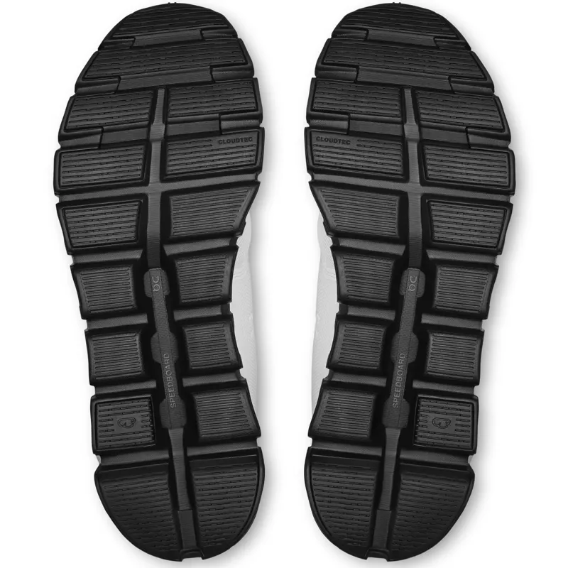 ON Mens Cloud 6 Shoes - White-Black-6