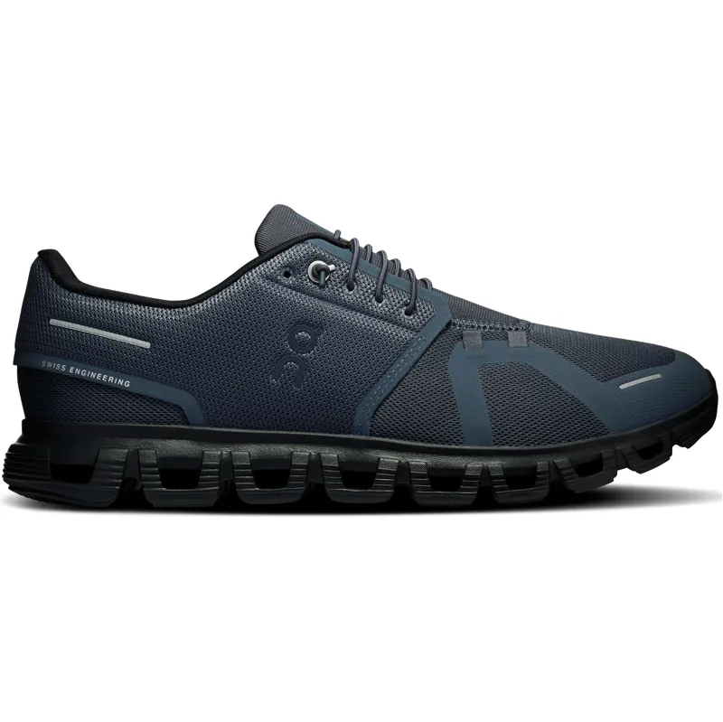 ON Mens Cloud 6 Shoes - Navy-Black