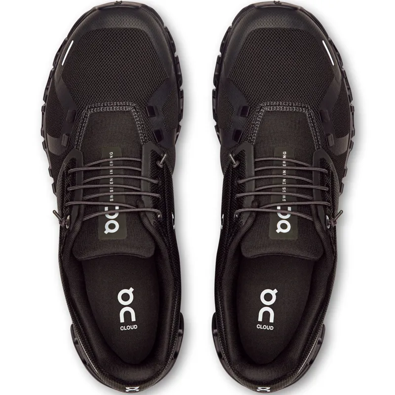 ON Mens Cloud 6 Shoes - Black-Black-5