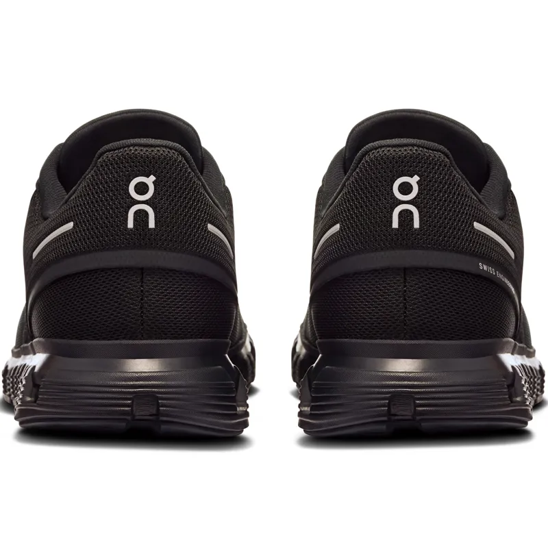 ON Mens Cloud 6 Shoes - Black-Black-4