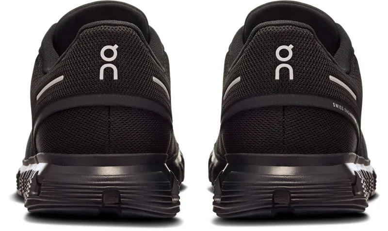 ON Mens Cloud 6 Shoes - Black-Black-2