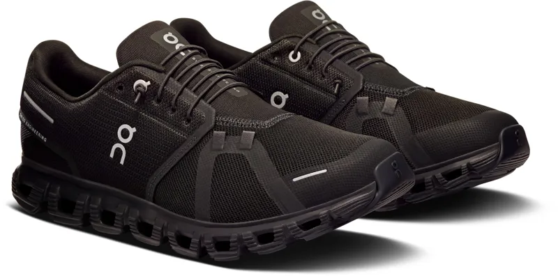 ON Mens Cloud 6 Shoes - Black-Black-3