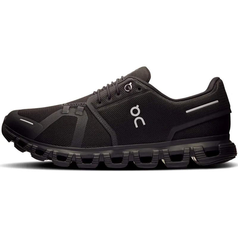 ON Mens Cloud 6 Shoes - Black-Black-1