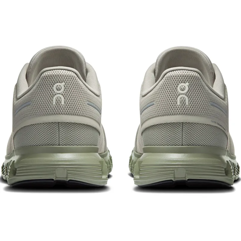 ON Mens Cloud 6 Shoes - Brume-Olive-4