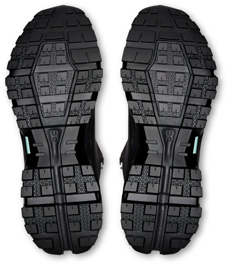 ON Mens Cloudrock Mid Waterproof Shoes - Black-Black-6