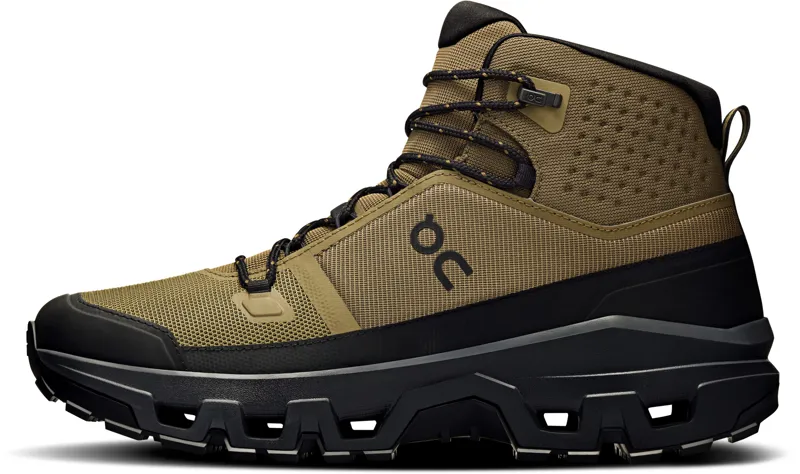 ON Mens Cloudrock Mid Waterproof Shoes - Hunter-Black-2