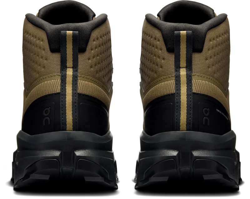 ON Mens Cloudrock Mid Waterproof Shoes - Hunter-Black-4