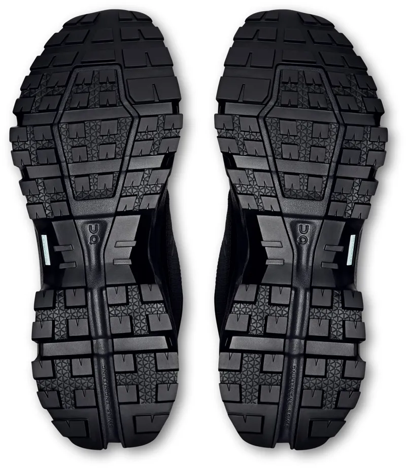 ON Mens Cloudrock Low Waterproof Shoes - Black-Black-6