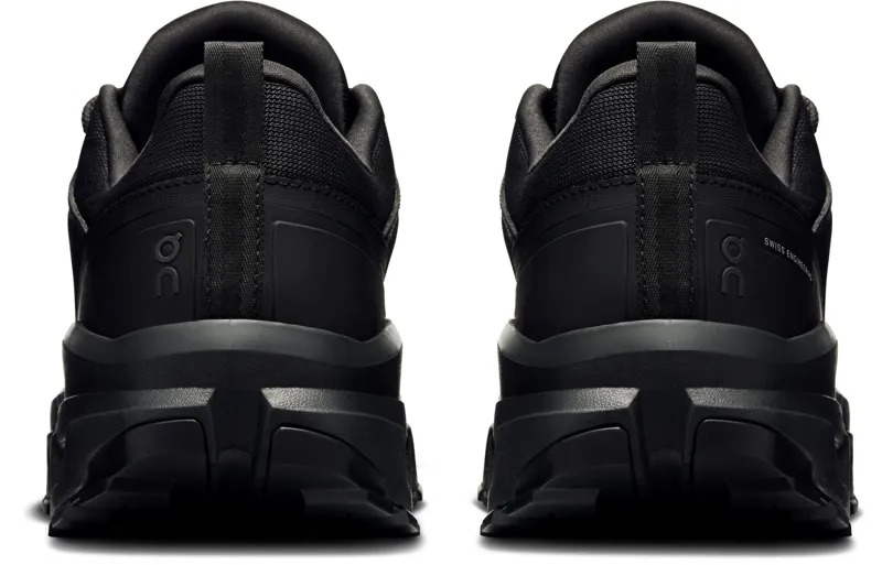 ON Mens Cloudrock Low Waterproof Shoes - Black-Black-4