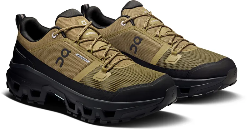 ON Mens Cloudrock Low Waterproof Shoes - Hunter-Black-3