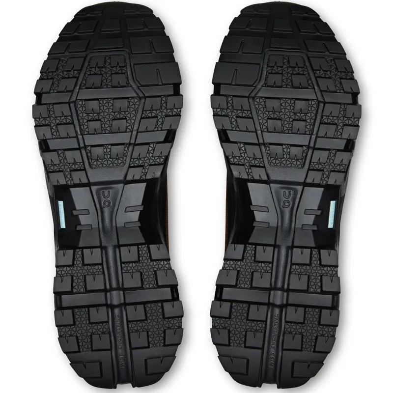 ON Mens Cloudrock Low Waterproof Shoes - Earth-Black-6