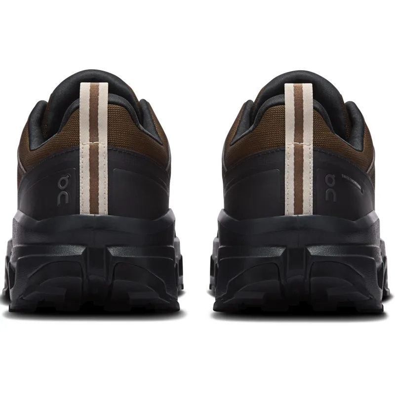 ON Mens Cloudrock Low Waterproof Shoes - Earth-Black-4