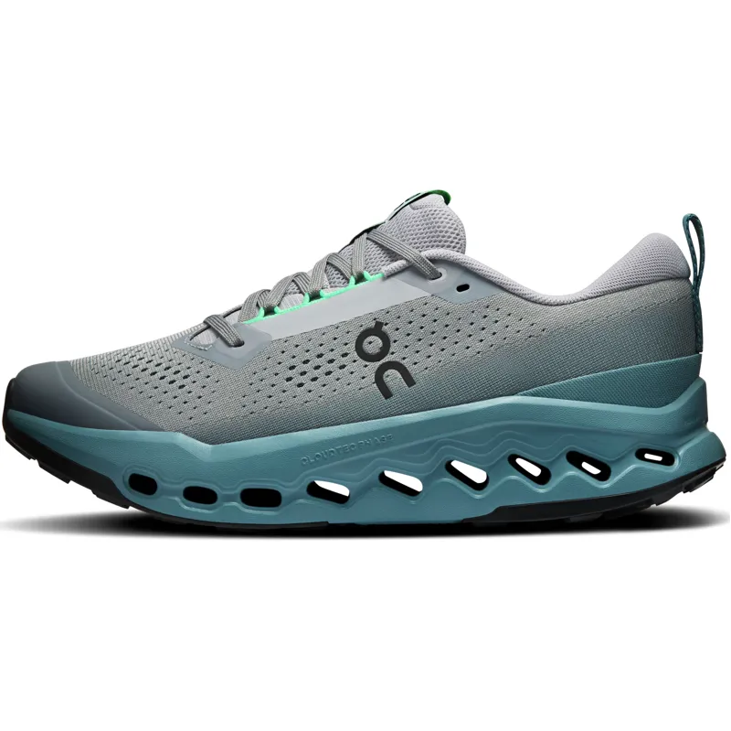 ON Mens Cloudsurfer Trail 2 Running Shoes - Platinum-Tide-1