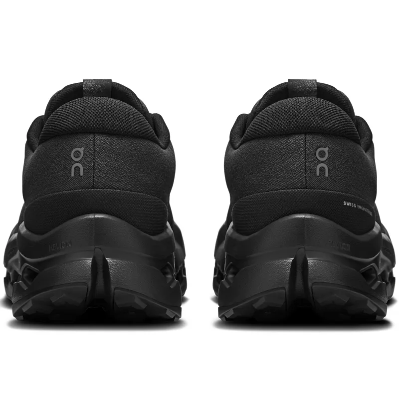 ON Mens Cloudsurfer Trail 2 WP Running Shoes - Black-Black-4