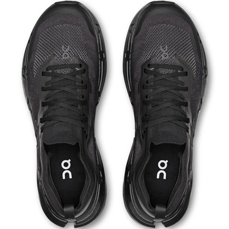 ON Mens Cloudsoma Running Shoes - Black-Black-5